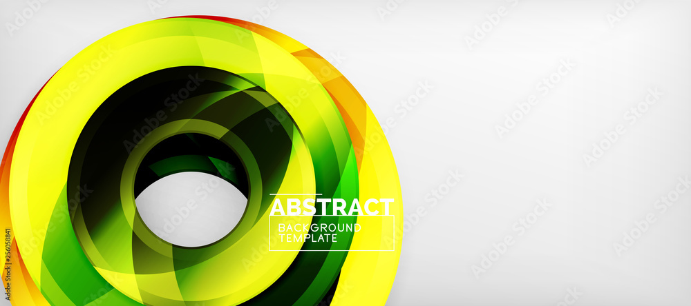 Glossy circles geometric background Glossy circles geometric background