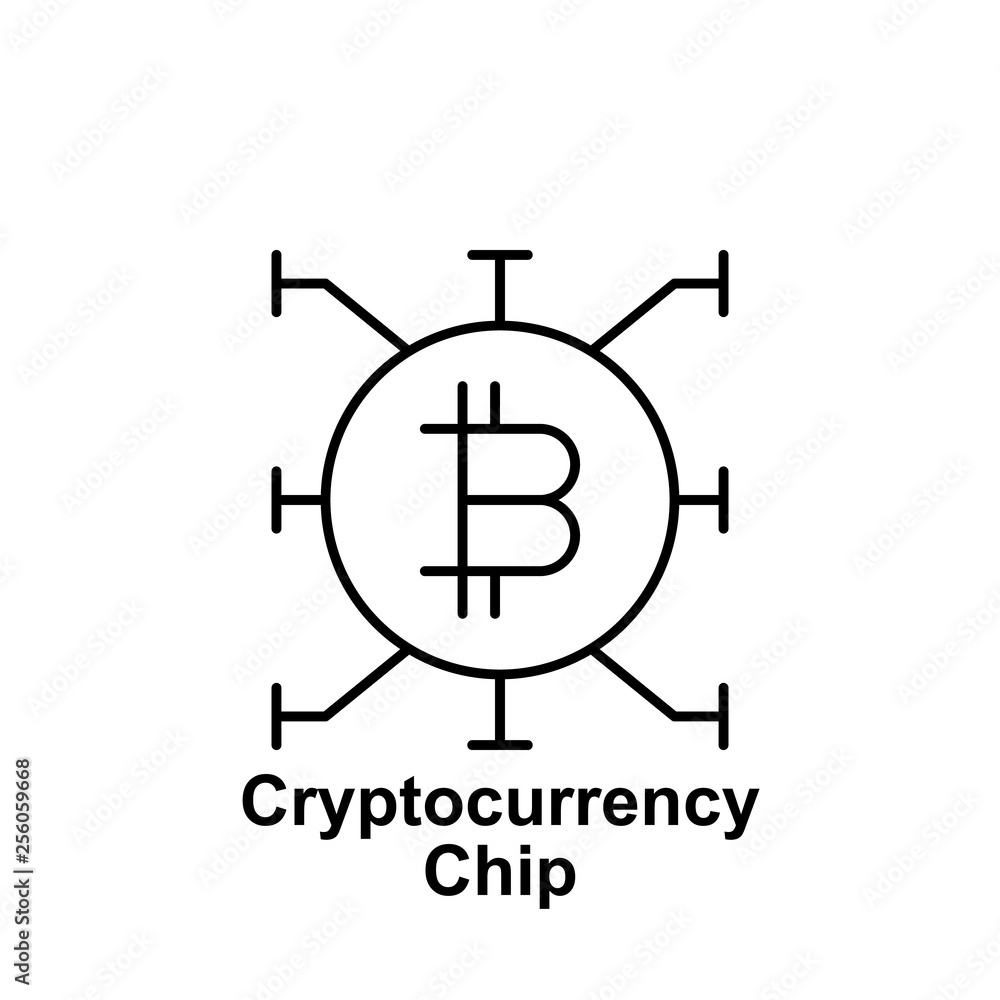bitcoin chip outline icon. Element of bitcoin illustration icons. Signs and symbols can be used for web, logo, mobile app, UI, UX bitcoin chip outline icon. Element of bitcoin illustration icons. Signs and symbols can be used for web, logo, mobile app, UI, UX