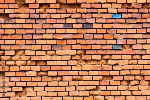 Brick wall background, grunge background