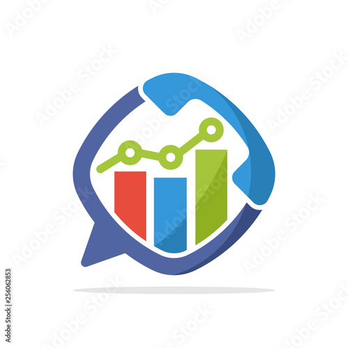 Vector illustration icon with the concept of communication media for business and marketing development