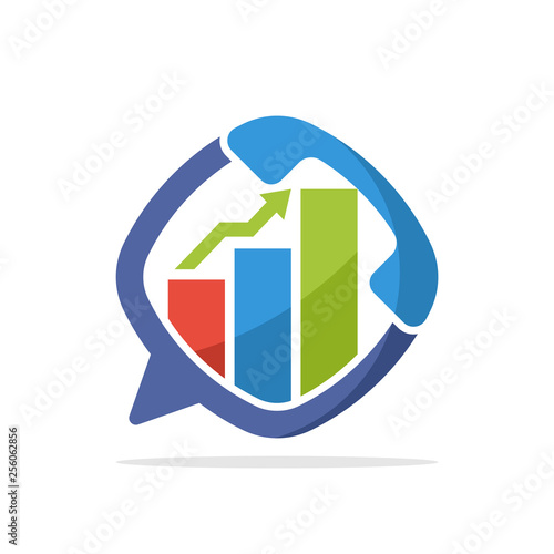 Vector illustration icon with the concept of communication media for business and marketing development