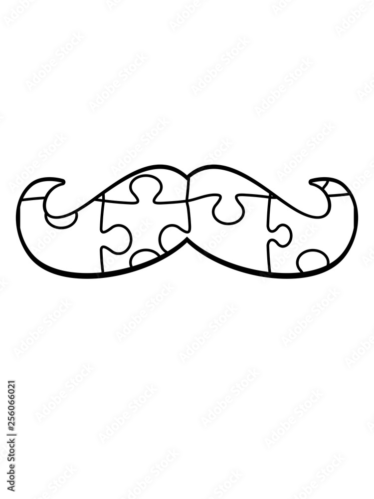 schnurrbart mustache puzzle schnauzbart bart liebe muster viele