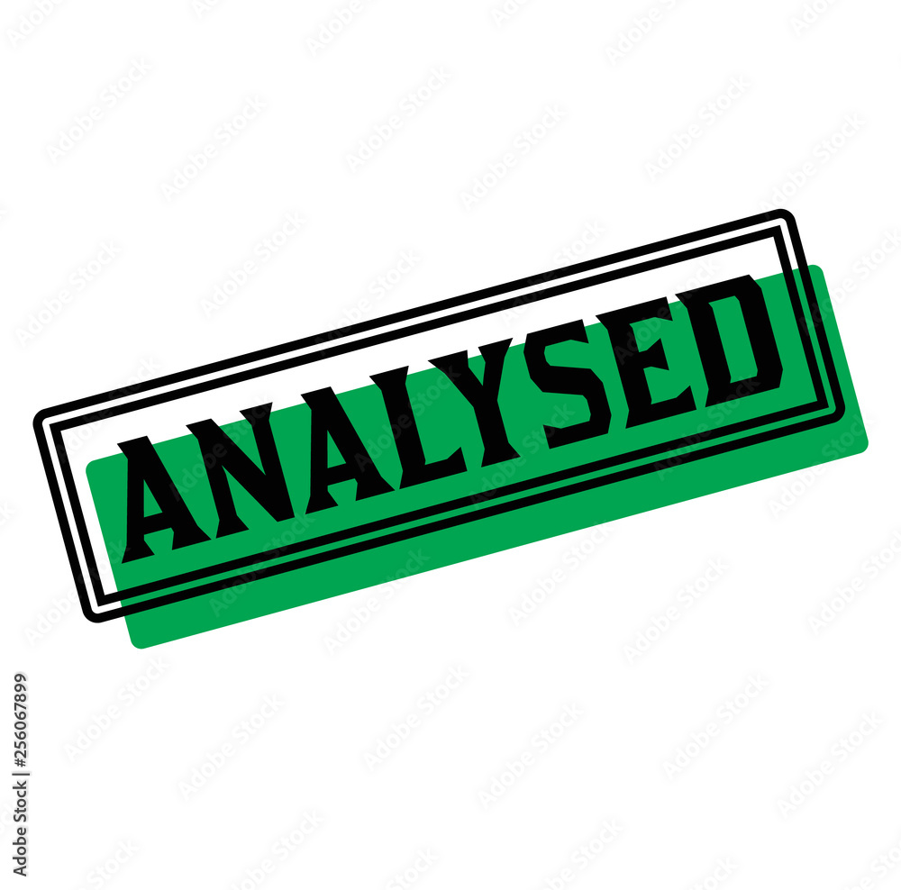 analysed advertising sticker analysed advertising sticker