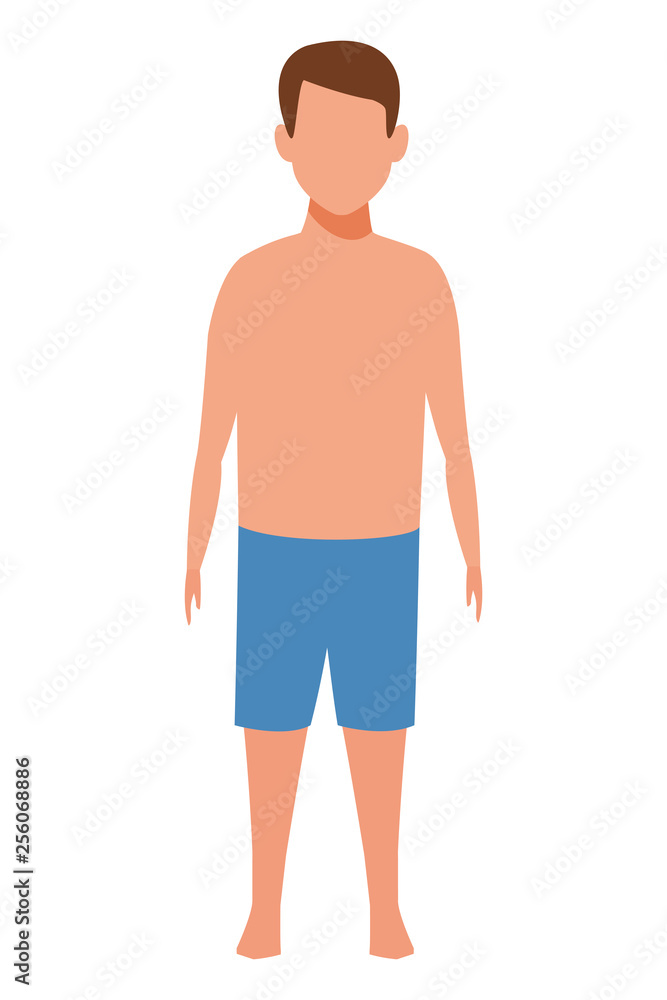 man wearing swimwear man wearing swimwear