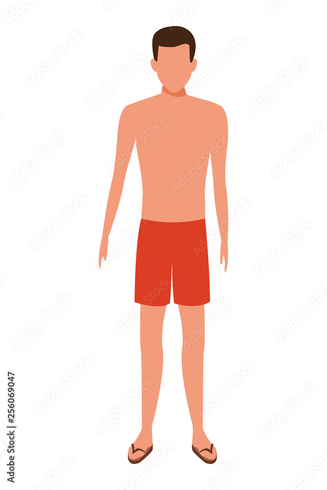 man wearing swimwear man wearing swimwear