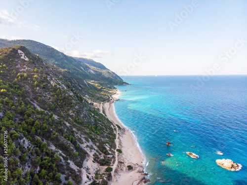 Fototapeta Naklejka Na Ścianę i Meble -  Kathisma Beach, Lefkada, Ionian Islands, Greece.