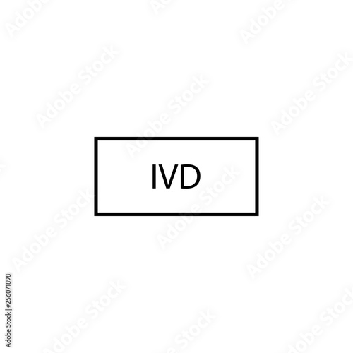 MEDICAL DEVICE FOR DIAGNOSTICS IN VITRO sign. Labeling of medical products