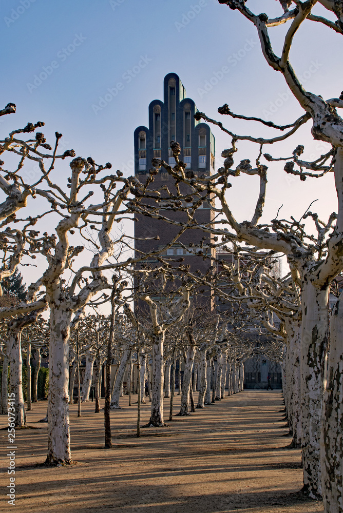 Auf der Mathildenhöhe in Darmstadt, Hessen, Deutschland