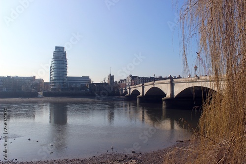 The Thames at Putney Bridge, London. photo