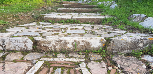 Paving Stones on Filopappou Hill Athens photo