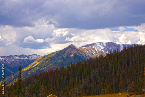 Rocky Mountains in the Fall