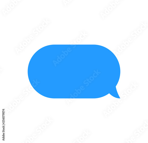 Message bubbles chat vector. Vector template of message bubbles chat boxes icons.