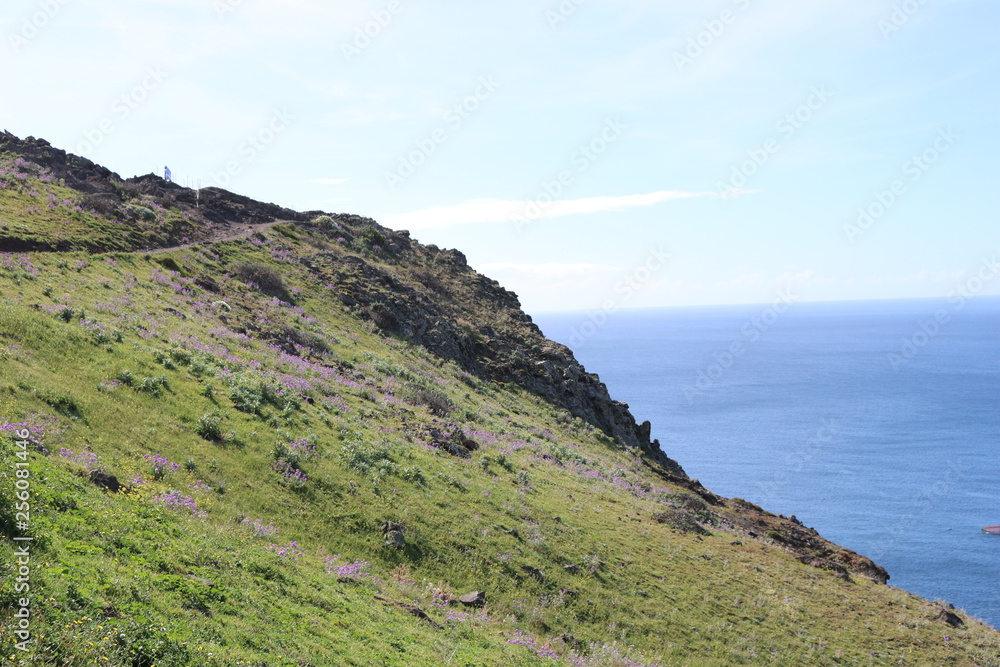 Mountain and sea