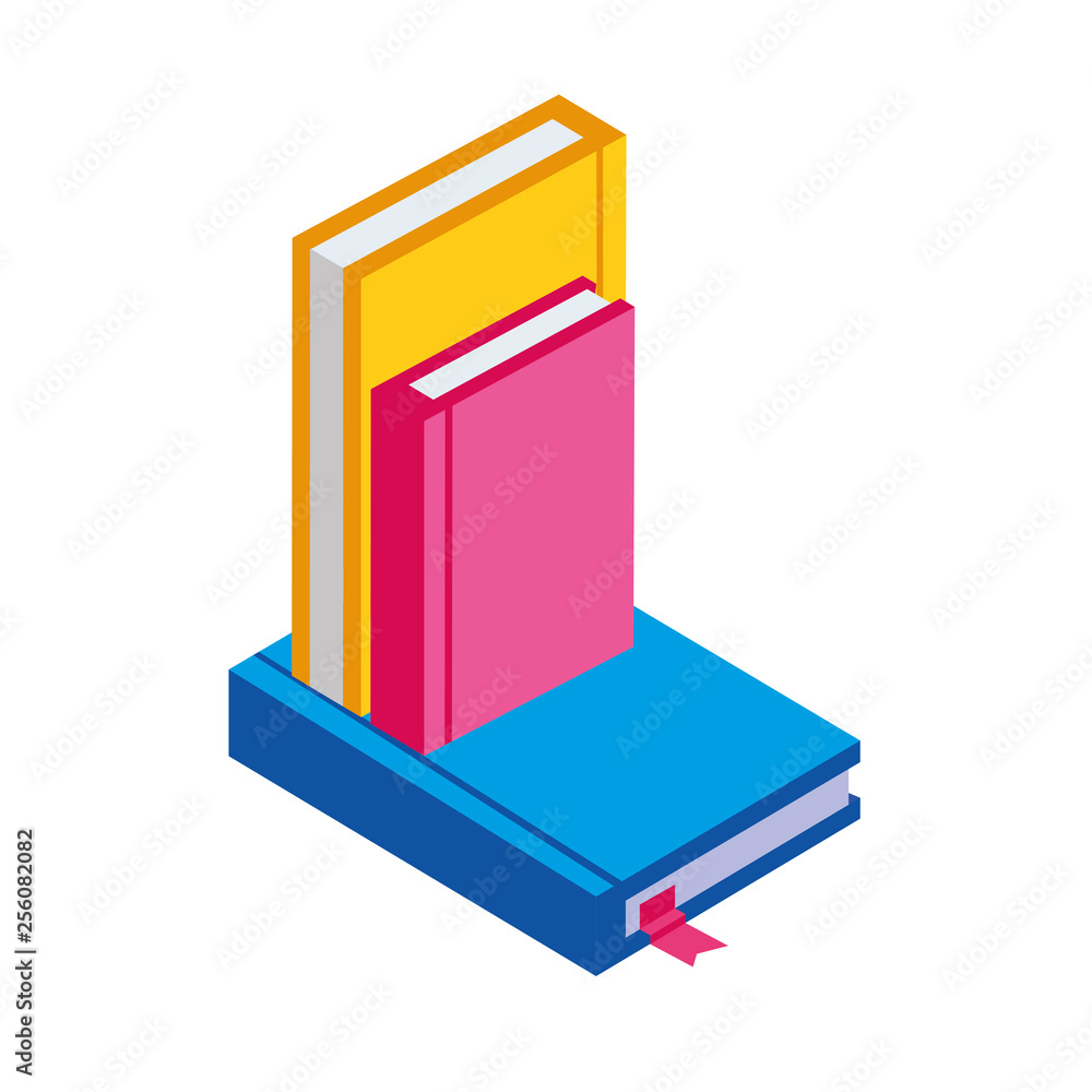 pile text books isolated icons pile text books isolated icons