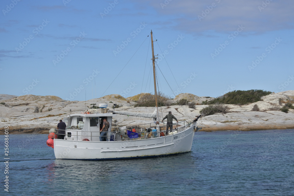 Fishing boat in Bicheno Tasmania Australia Fishing boat in Bicheno Tasmania Australia