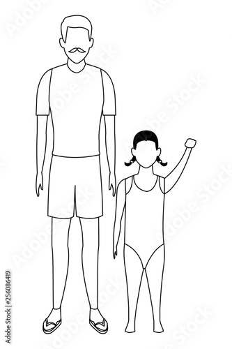 summer vacation cartoon