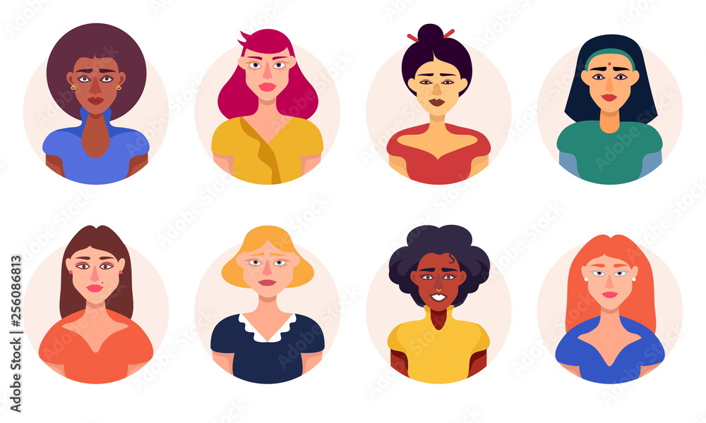 Women Avatar Icon Graphic by Symbolic Language · Creative Fabrica