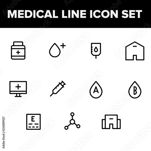 Kitchen Line Icon Set For Your Mobile App, Website & Printable Design