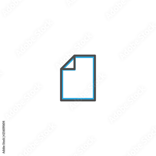 Free Download Paper icon design. Stationery icon vector design - GFXLoad