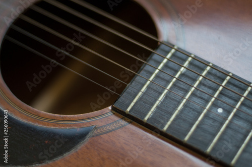 Guitarra clásica acustica madera muscia photo