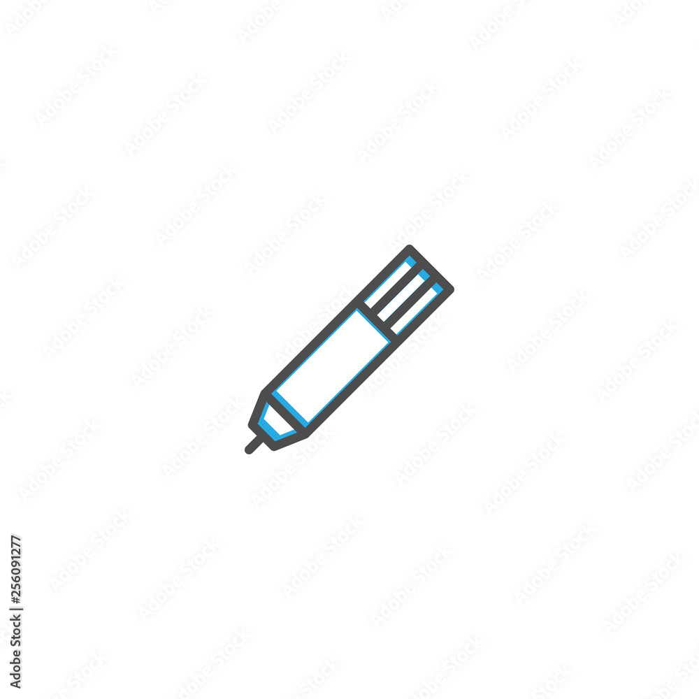 Pen icon design. Stationery icon vector design Pen icon design. Stationery icon vector design