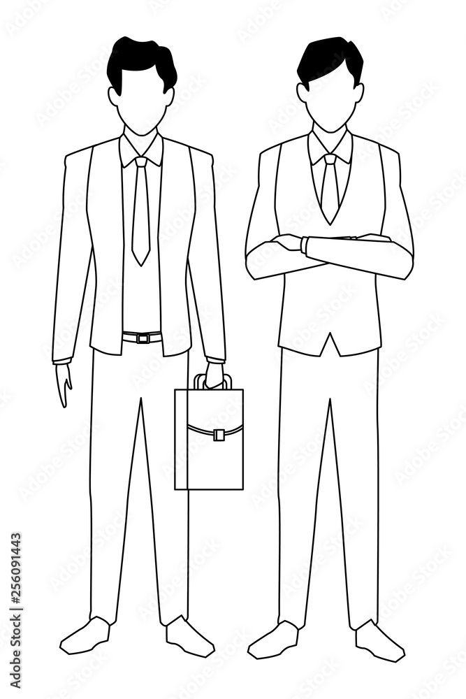 executive business cartoon executive business cartoon