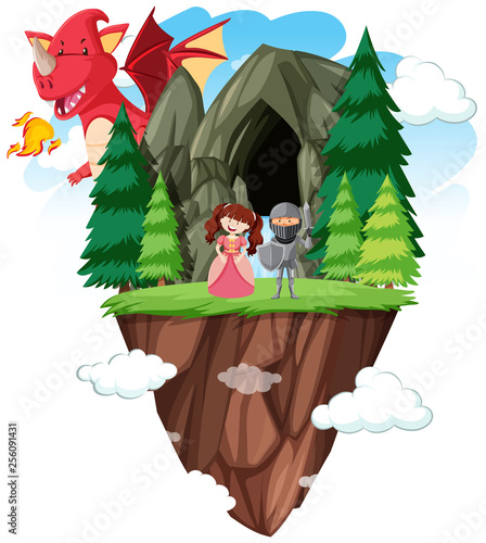An isolated fantasy world