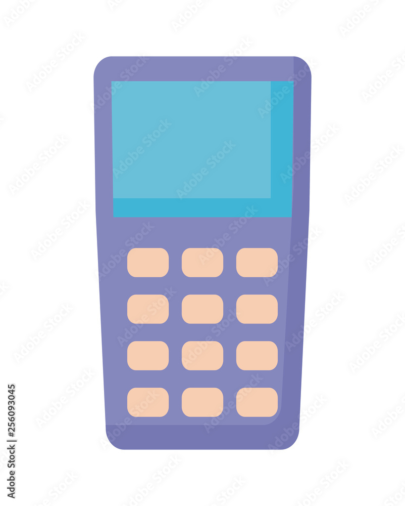 dataphone device isolated icon dataphone device isolated icon