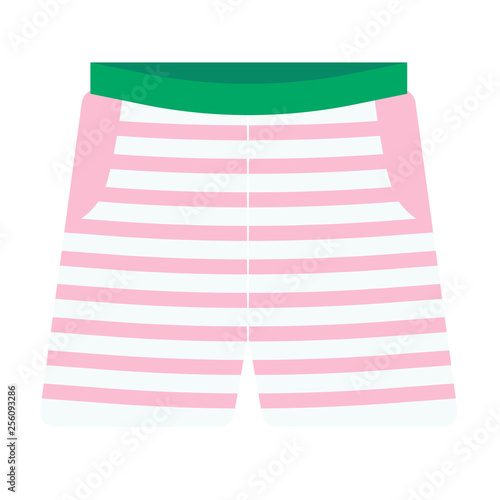 Shorts flat illustration