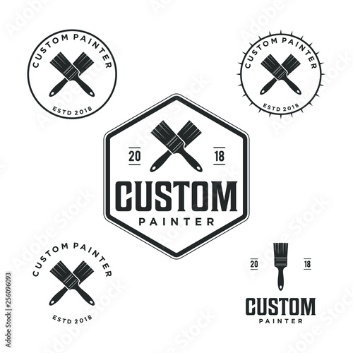 Painter logo vintage