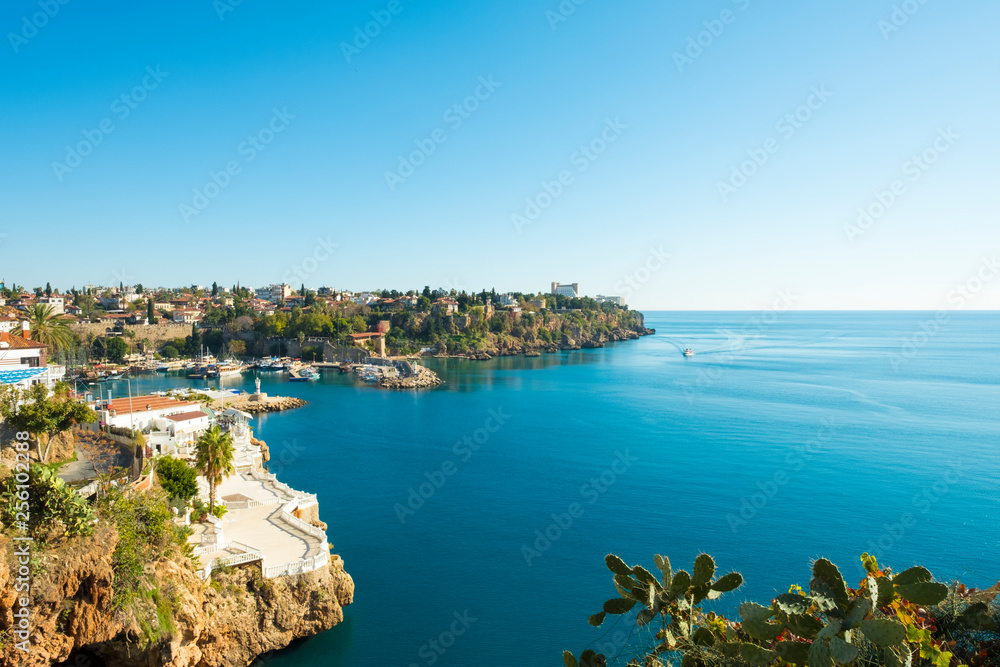 Rugged Coastline Harbor Meditteranean Antalya H