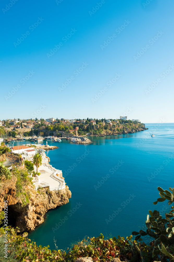 Rugged Coastline Harbor Meditteranean Antalya V