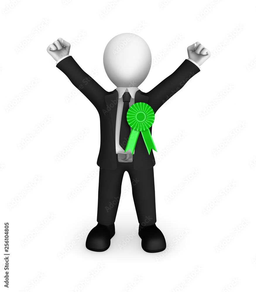 3d business people. Winner. Business success. 3d business people. Winner. Business success.
