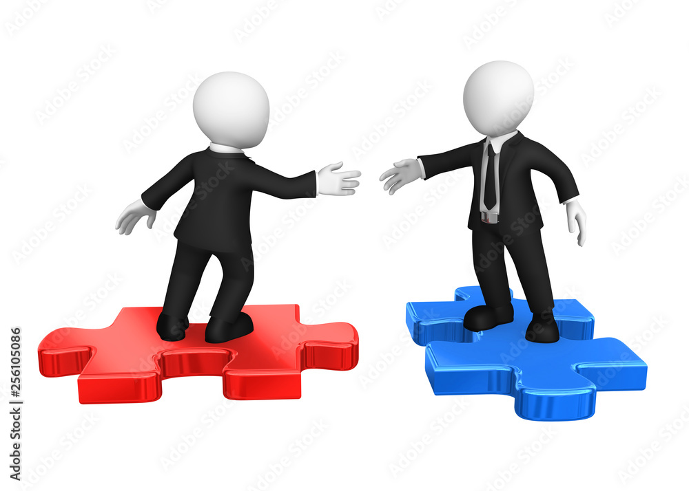 Give me your hand, teamwork concept. 3d business people. Give me your hand, teamwork concept. 3d business people.