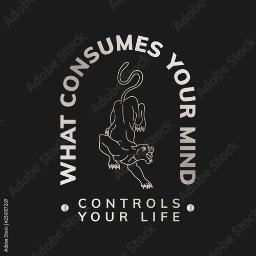 What consumes your mind illustration