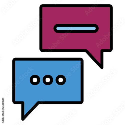 speech bubble message icon