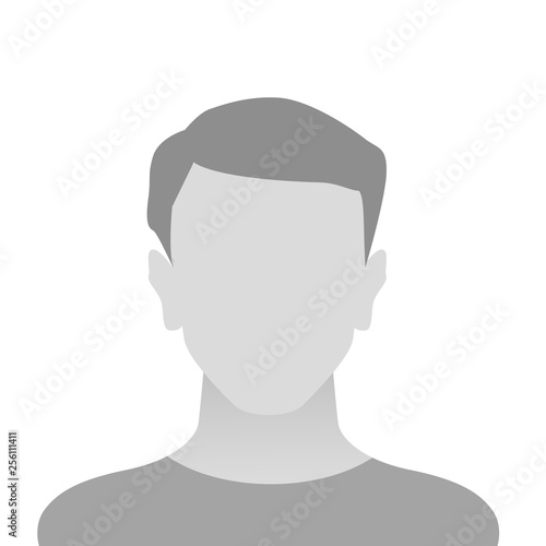 Person gray photo placeholder man