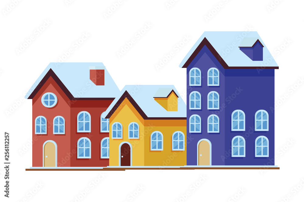 house and building icon isolated