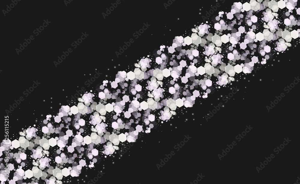 Obraz premium Hexagons background. Vector illustration.