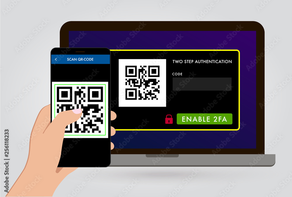 Enable 2FA Two steps authentication verification Enable 2FA Two steps authentication verification