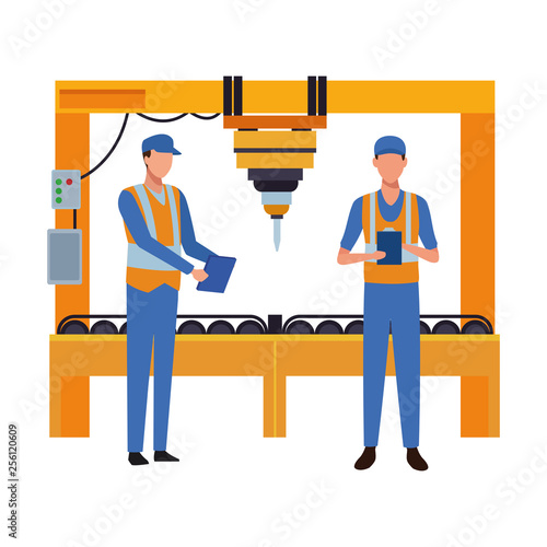 industry manufacturing cartoon