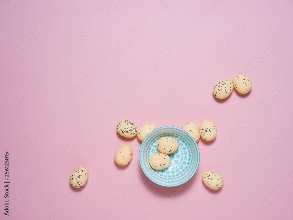 Exotic eggs on pastel backgrounds individually. Exotic eggs on pastel backgrounds individually.