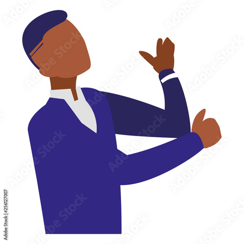 black musician jazz character