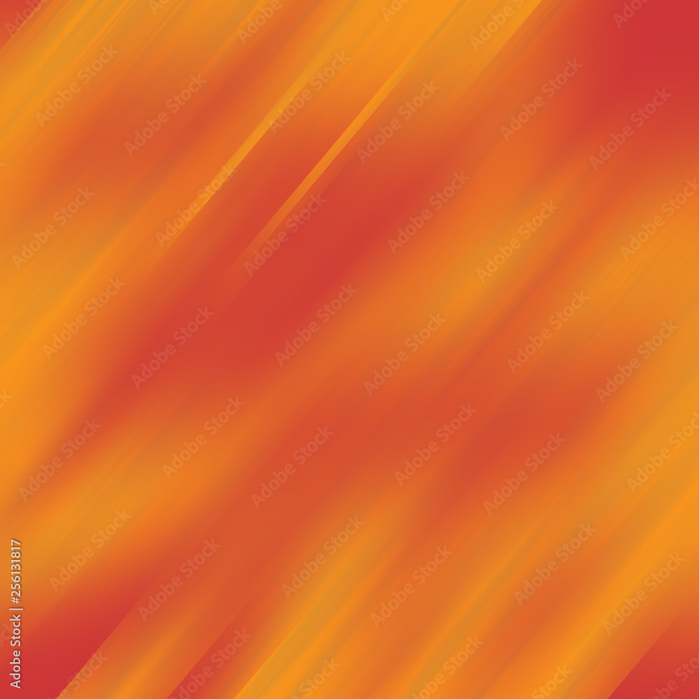 The abstract background of orange color with a red chaotic pattern