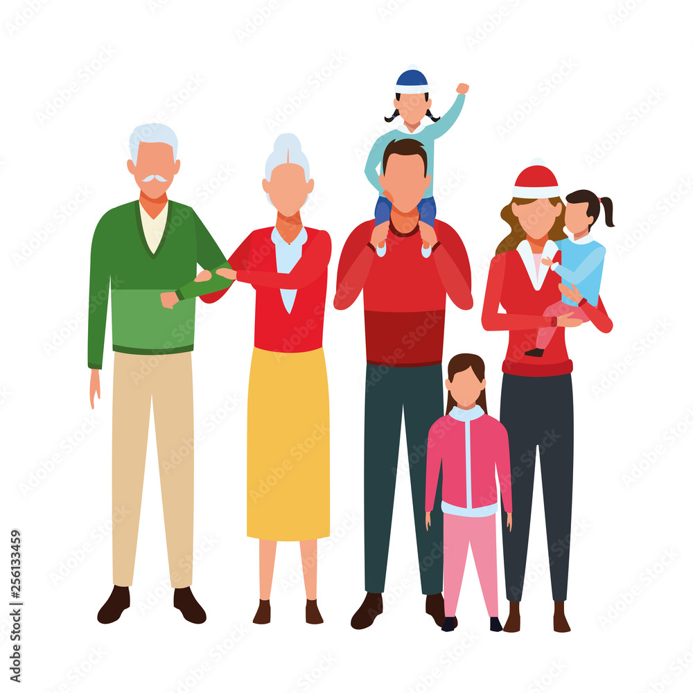 family avatar cartoon character family avatar cartoon character