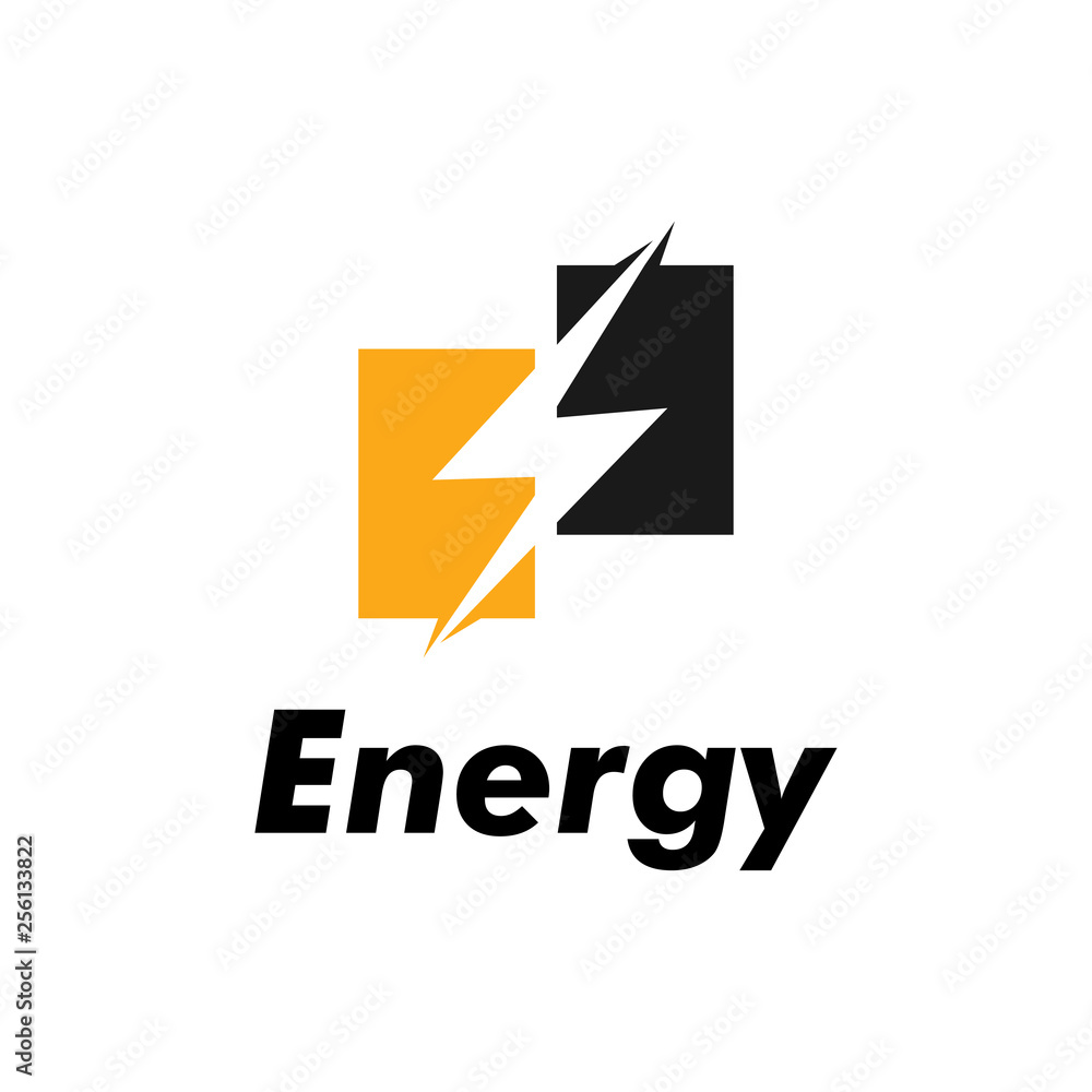 energy lighting logo design vector energy lighting logo design vector
