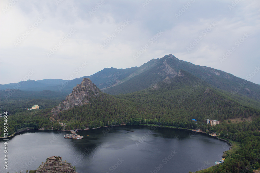 lake in the mountains