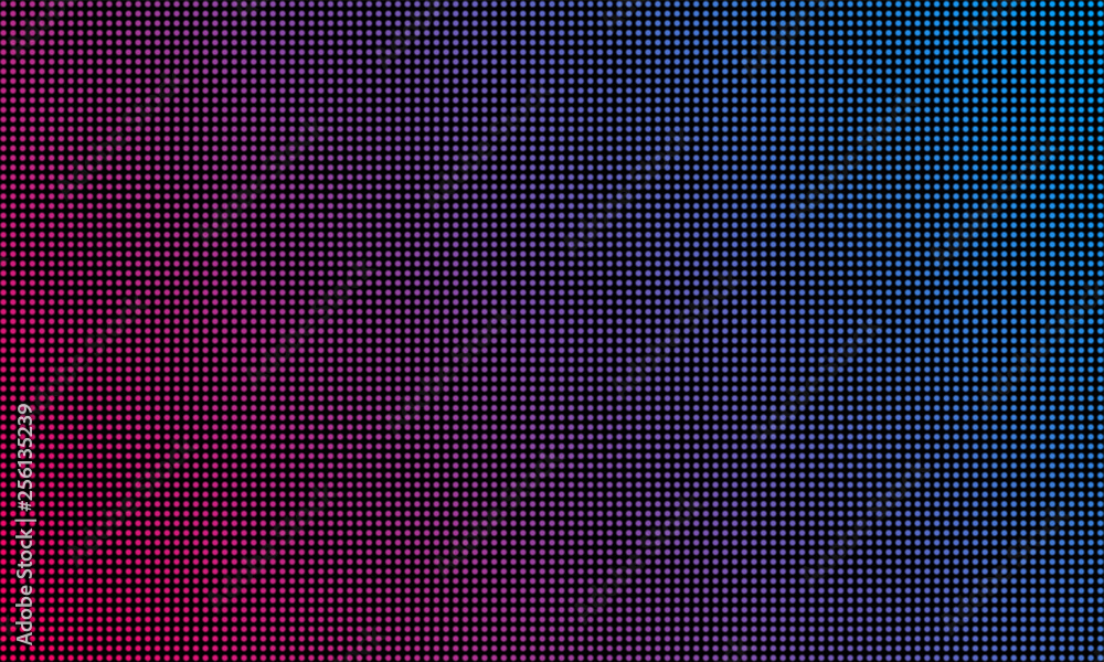 Price cut be impressed Outdated LED video wall screen texture background. Vector blue and red purple color  light LED diode dot grid video screen Stock Vector | Adobe Stock