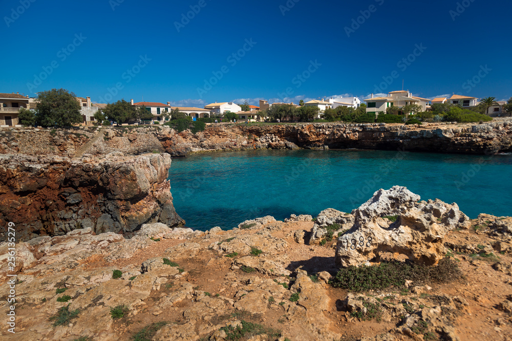 Mallorca beach at the day