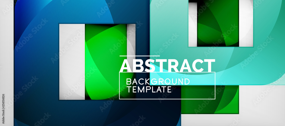 Abstract squares geometric background can be used in cover design, book design, website background